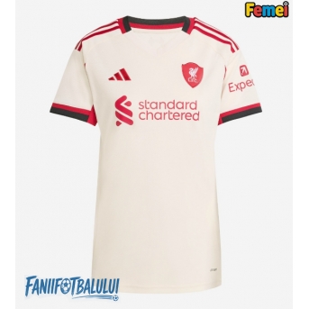 Liverpool Tricou Fotbal Replică 2025-26 Femei Deplasare